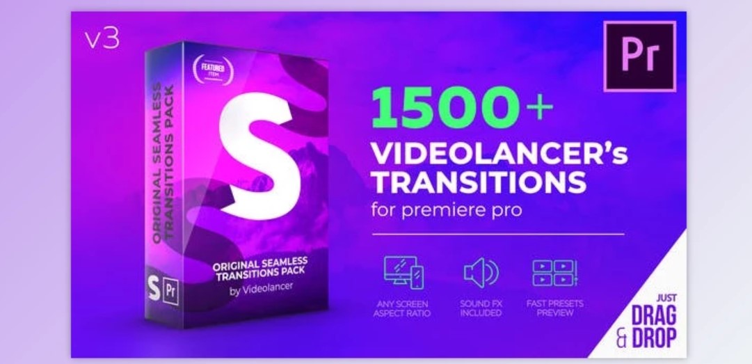 1500 Seamless Transitions - Elevate Your Video Editing Experience