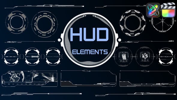 Videohive 44197247 HUD Elements for FCPX on GFXHive