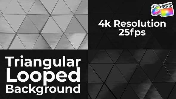 Videohive 47626287 Triangular Looped Background for FCPX on GFXHive