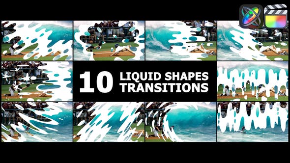 Elevate Your Edits with Videohive 47585912 Liquid Shapes Transitions