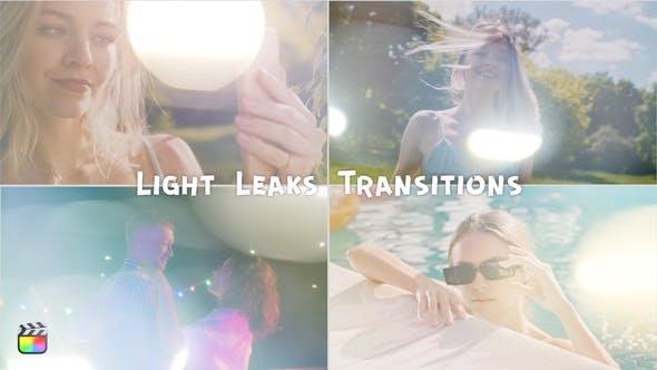 Videohive 46358497 Light Leaks Transitions | FCPX