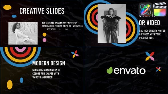 Elevate Your Editing with Geometric Modern Slides for FCPX