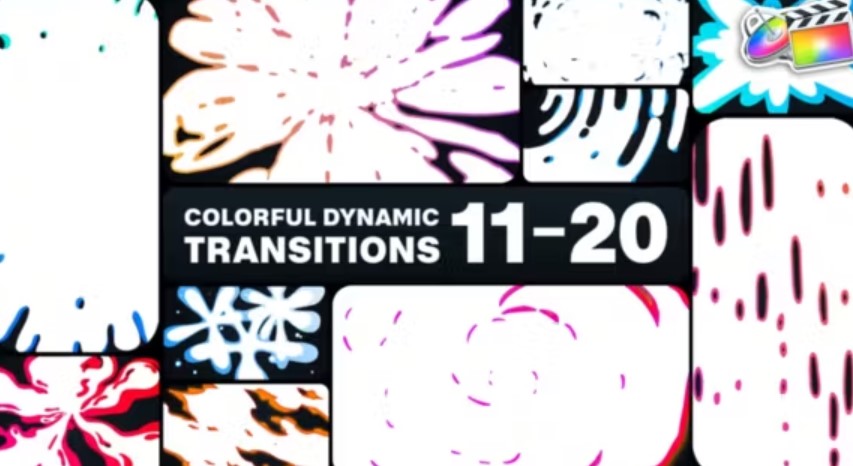 Videohive 50586697 Colorful Dynamic Transitions for FCPX