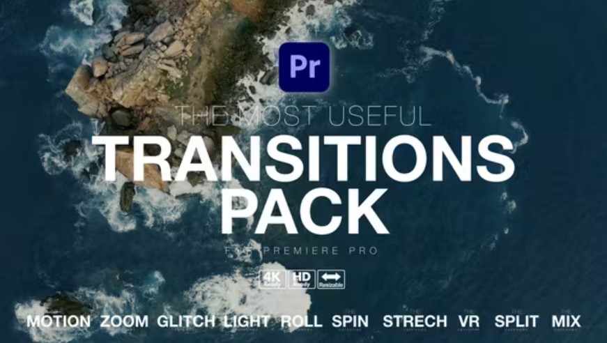 Unlock Creativity with The Most Useful Transitions Pack for Premiere Pro