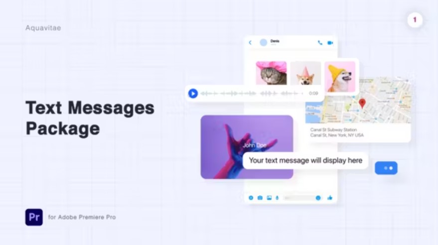 Videohive 27957120 Text Messages Package l MOGRT for Premiere Pro