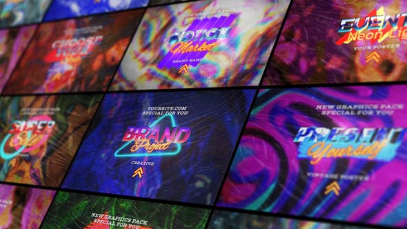 Unleash Your Creativity with Videohive 45291974 Retro Style Posters