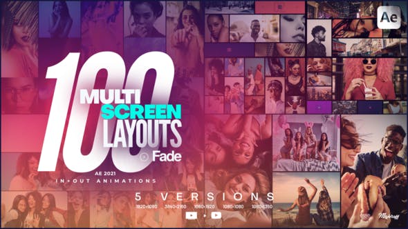 Videohive 33348672 100 Multi-Screen Layouts // Fade