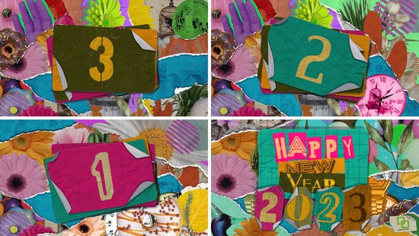 New Year with Videohive 42079313 New Year Countdown Collage