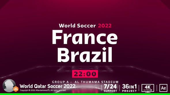 Thrill of World Soccer Qatar 2022 with Videohive 40432645