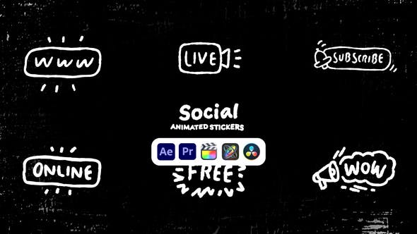 Unlock Creativity with Videohive 50571476: Social Animated Stickers