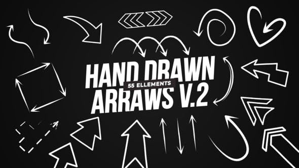 with GFXHive: Videohive 49437433 Hand Drawn Arrows v.2