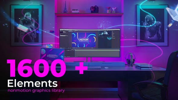 Videohive 47668722 Nonmotion Graphics Library | Extension