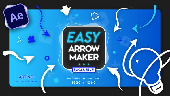 Editing for with Videohive 48686078 Easy Arrow Maker