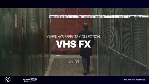 Videohive 46400148 VHS Effects Overlays Collection Vol. 03