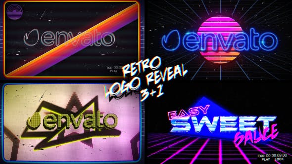 Experience Nostalgia with Retro Logo Reveal Pack Vol.2 - on GFXHive