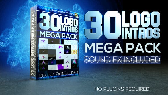 Videohive 43979641 - 30 in 1 Logo Reveal Mega Pack