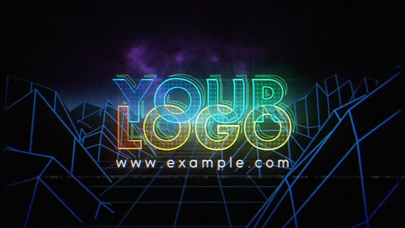 Unlock Creativity with Videohive 23363854 Retro Neon Logo