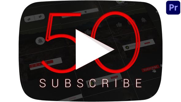 Videohive 28424168 Youtube Subscribers | Premier Pr