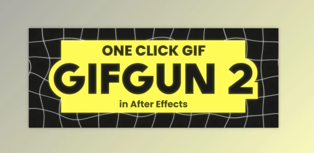 Unlock Creativity with Aescripts GifGun 2 V2.0.15 (Win, Mac)