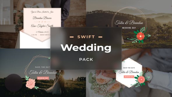 Videohive 50536865 - Elevate Your Edits with Swift Wedding Pack