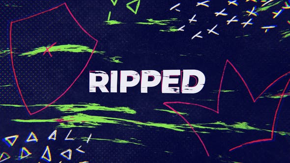 Redefine Your Brand with Videohive 48127285 Ripped Logo Intro