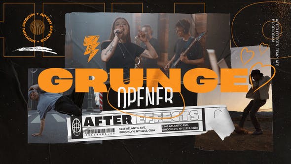 Download Videohive 47241847 Grunge Collage Opener on GFXHive