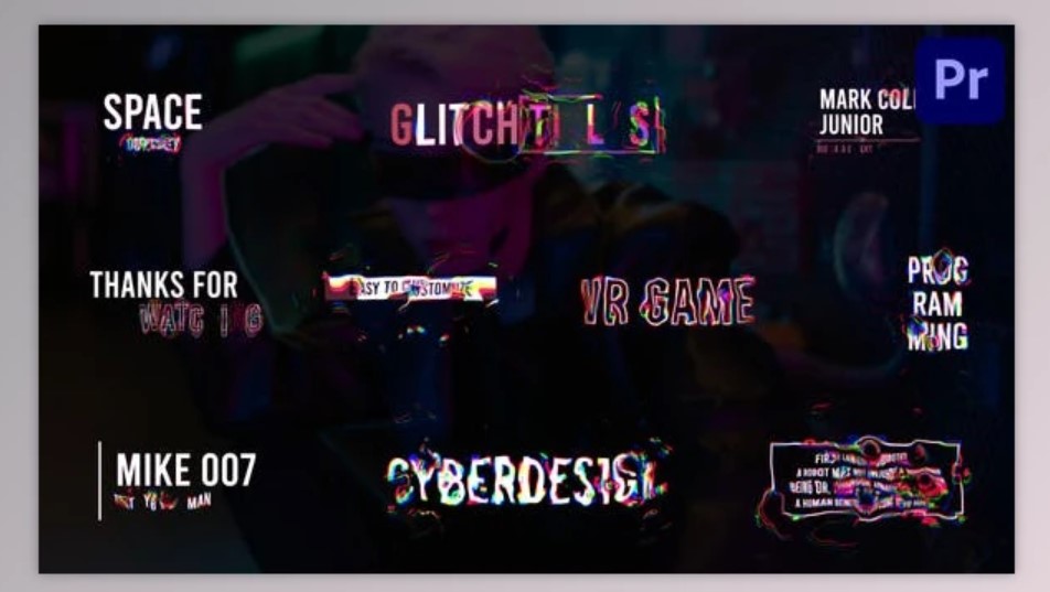 Unlock Creativity with Glitch Liquid Titles | Premiere Pro VH-37521439