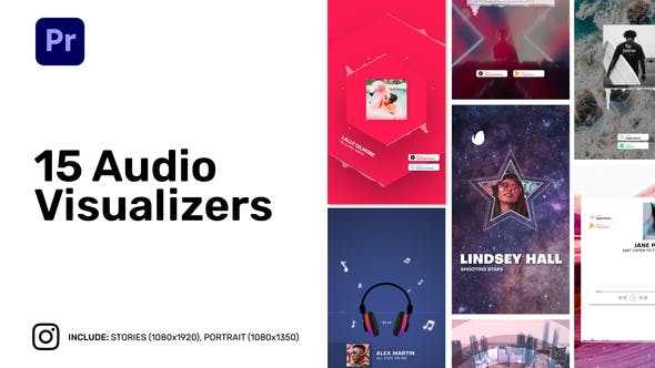 Videohive 49719031 Modern Instagram Audio Visualizers