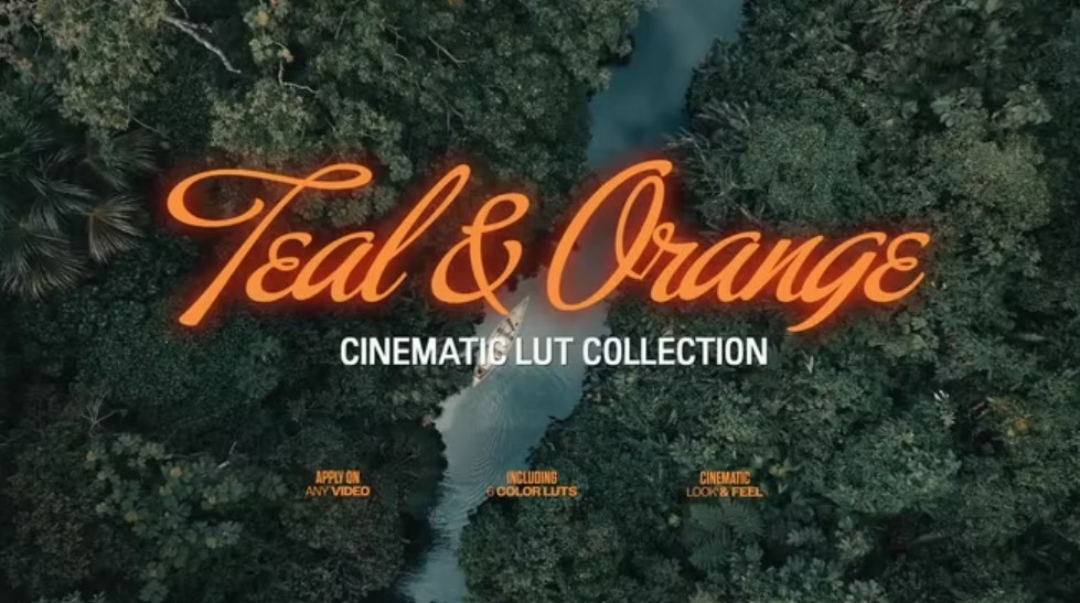 Teal And Orange LUTs - Transform Your Visuals with 6 Stunning Presets