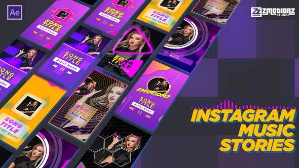 Videohive 34114786 Instagram Music Visualizer