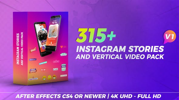 Videohive 23067189 Instagram Stories & Vertical Video Pack