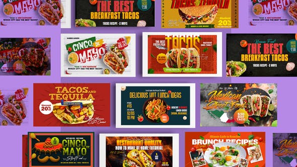 Videohive 34791505 Tacos Facebook Banners Ad SlideShow