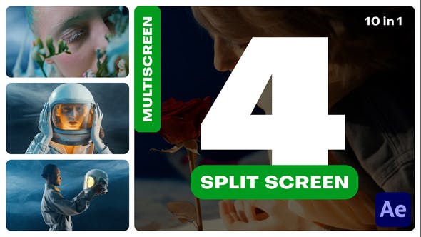 Videohive 41284504 Multiscreen – 4 Split Screen on GFXHive