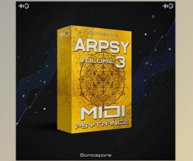 Sonicspore ARPSY 3 Psytrance Arpeggios (MIDI) - Unleash Creativity in Psytrance Production