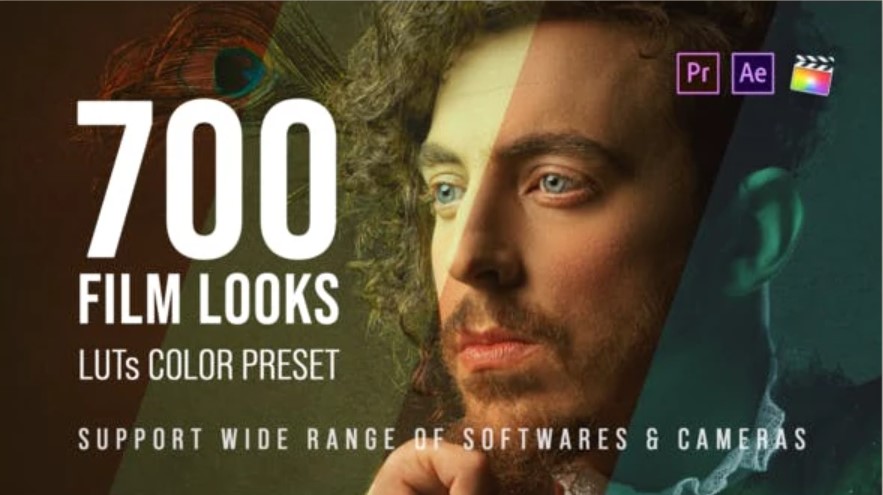 700 Film Looks-LUT Color Preset Pack by Pixflow