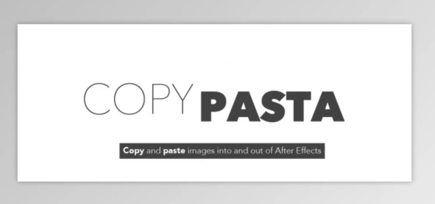 Elevate Your Workflow with Aescripts Copy Pasta v1.0.4