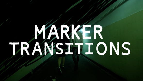 Elevate Your Edits with Videohive 50676576 Marker Transitions