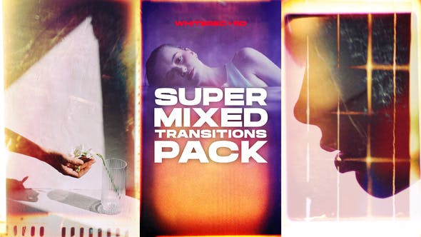 Videohive 50548417 Super Mixed Transitions Pack | Vertical, Instagram Stories, Reels, TikTok