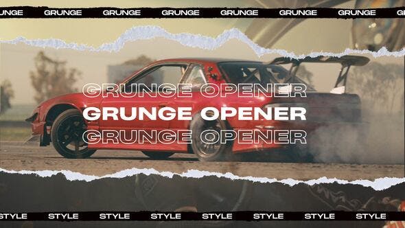 Videohive 50465730 Grunge Opener on GFXHive