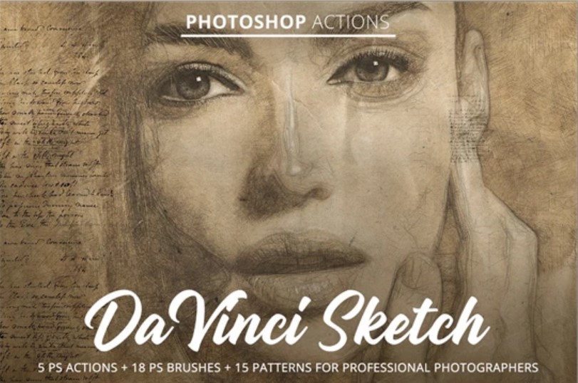 Elevate Your Artistry with the Da Vinci Sketch Action