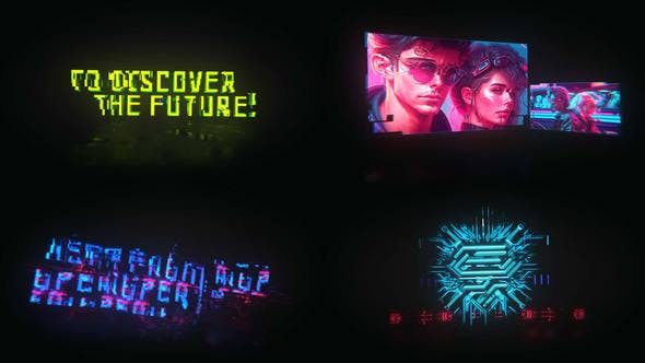 Elevate Your Video Editing with Videohive 47590348 Cyberpunk Promo Titles