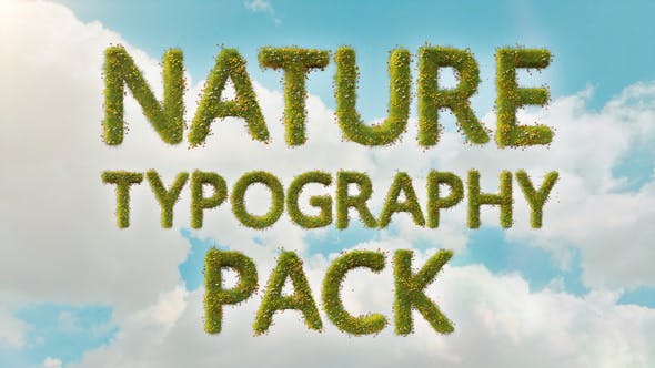 Unleash Creativity with Videohive 46524814 Nature Typeface