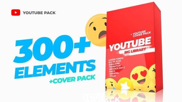 300 YouTube Library and Cover Pack Videohive 24219192 on GFXHive