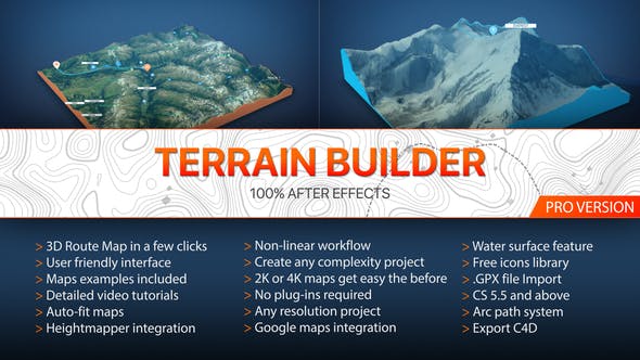 Elevate Your Creations with the Videohive Terrain Builder Pro on GFXHive