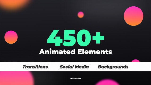 Unleash Creativity with the 450+ Elements Kit for After Effects