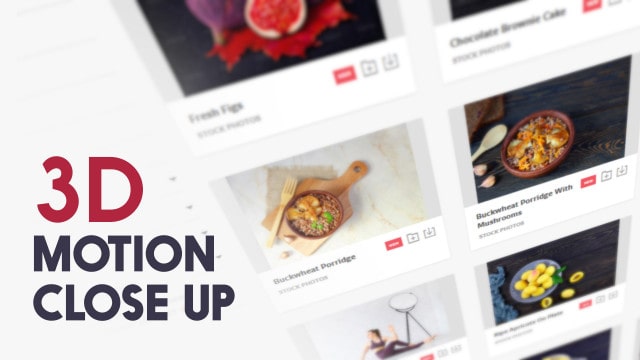 Enhance Your Videos with 3D Motion Close Up on GFXHive