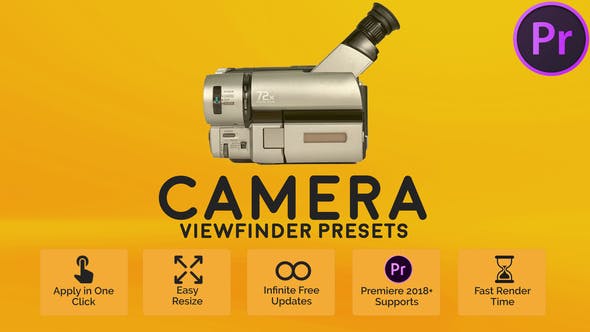 Videohive 50777658 Camera Viewfinder Presets