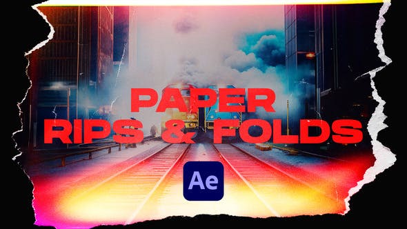 Unleash Creativity: Explore Paper Rips & Folds Transitions VOL. 2 | After Effects