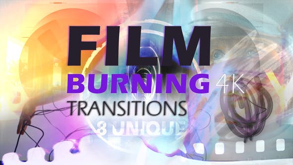 Ignite Your Edits: Embrace Creativity with Film Burning Transitions 4K