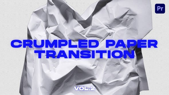 Videohive 50730536 Crumpled Paper Transitions VOL.2